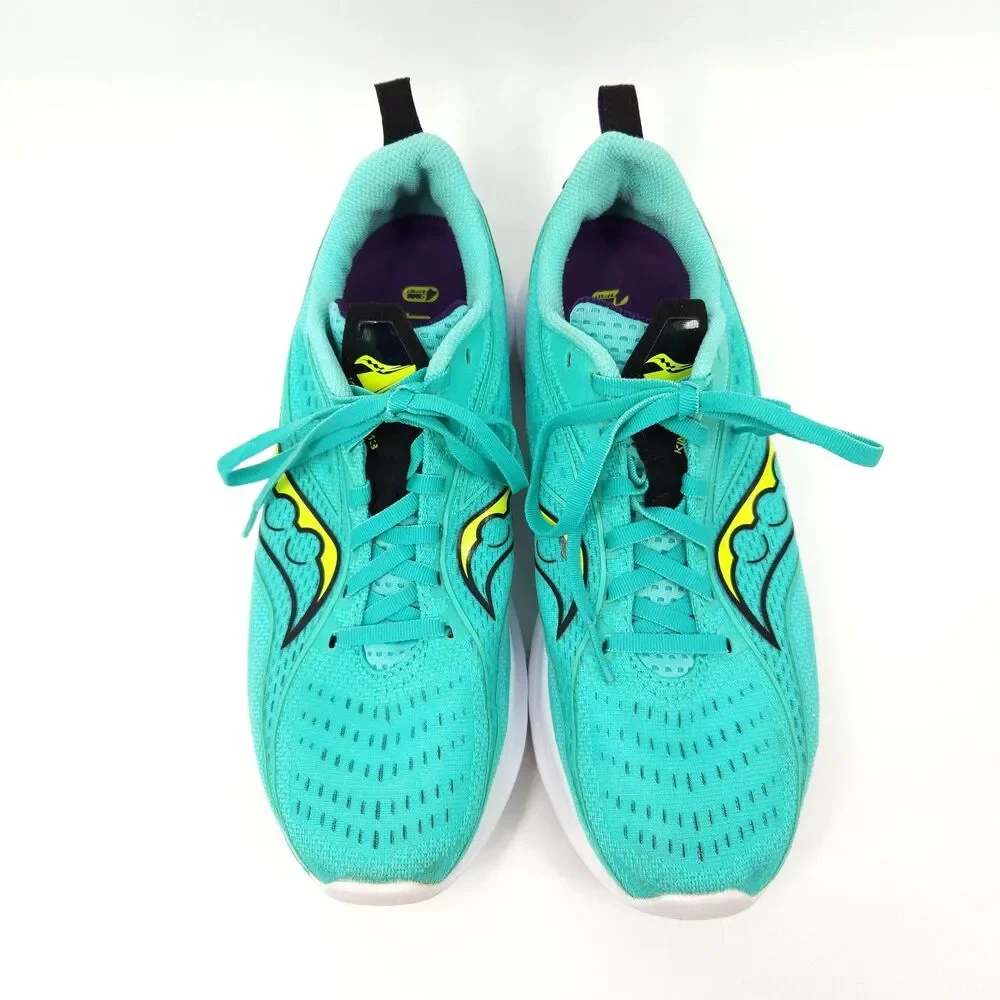 Saucony Kinvara 13 Shoes Womens 10.5 Green Running Race Comfort Walking Sneakers